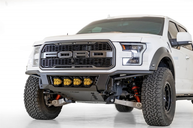 Ford F-150 Raptor Front Bumper - Addictive Desert Designs - ADD PRO Bolt-On V2 - Hammer Black - `17-`20